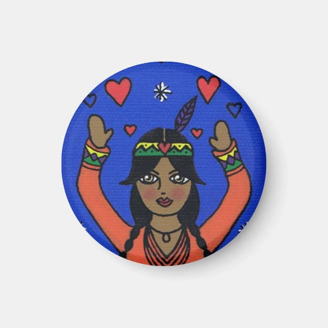 Ehawee propage l'amour (Magnet) Magnet (Vorne)