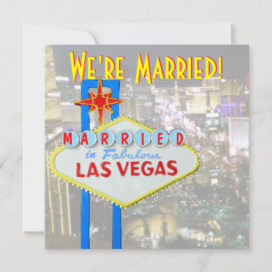 Ehe Ankündigung Las Vegas Hochzeit Foto