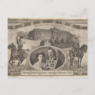 Ehe DAUGHTER Kaiser Wilhelm von Deutschland #054D Postkarte