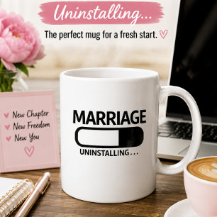 Ehe Deinstallation Lustig Scheidung Humor Kaffeetasse
