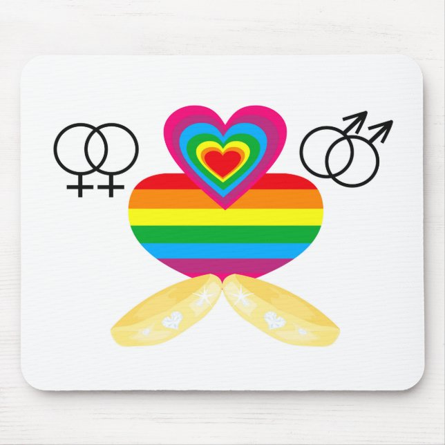 Ehe für Schwule Mousepad (Vorne)