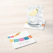 Ehe - Gastgeschenk Hochzeit Wedelpapel Picado