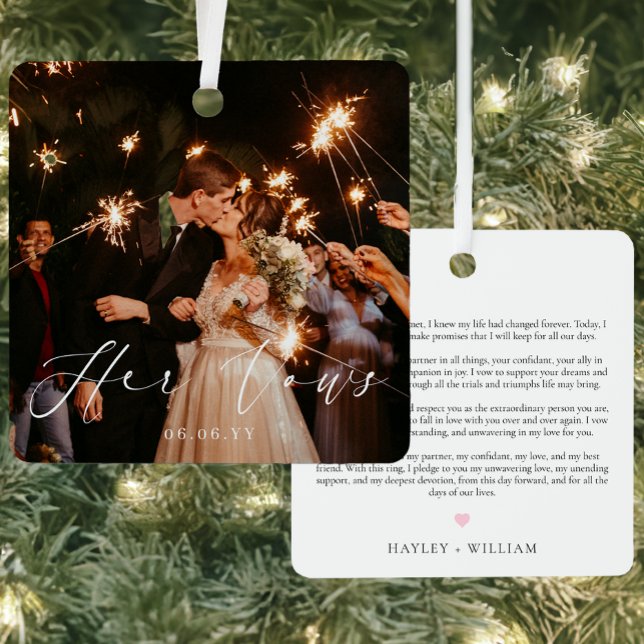 Ehe ihre Stimme Foto halten Metallschmuck Ornament Aus Metall (Von Creator hochgeladen)