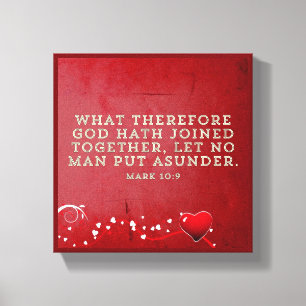 Ehe - Premium Wrapped Canvas (Glanz) Leinwanddruck