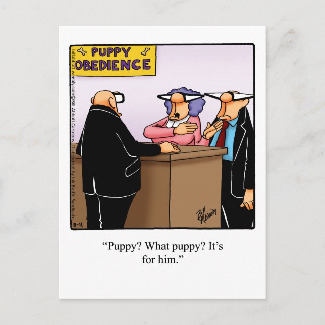 Ehe Spaß Postkarte " Spectickles" (Vorderseite)