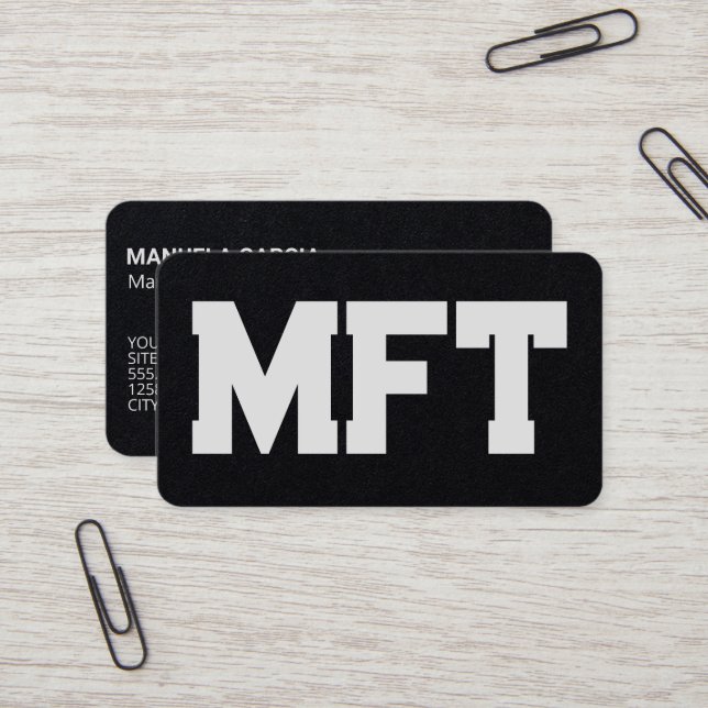 Ehe und Familientherapeut QR Visitenkarte (Vorderseite/Rückseite Beispiel)