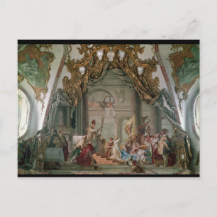 Ehe von Frederick I Barbarossa Postkarte