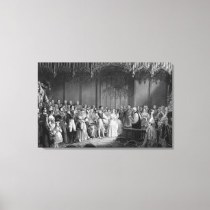 Ehe von Königin Victoria und Prinz Albert Leinwanddruck