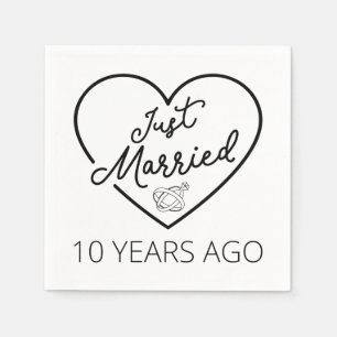 Ehe vor 10 Jahren III Serviette