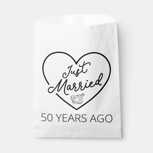 Ehe vor 50 Jahren III Geschenktütchen (Vorderseite)