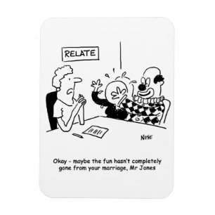 Eheberatung. Spaß nicht ganz weg Magnet