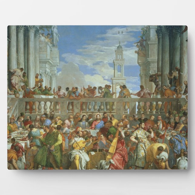 Ehefest in Cana, c.1562 (Öl auf Leinwand) Fotoplatte (Vorderseite)