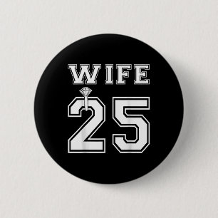 Ehefrau 2025 Ehemann passend Verlobungsfeier Hochz Button