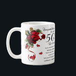 Ehefrau-50. Geburtstags-Geschenk-Tasse Kaffeetasse<br><div class="desc">Ehefrau-50. Geburtstags-Geschenk-Tasse,  mit dank moonbeam1212</div>