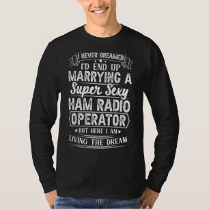 Ehefrau Amateurfunk des Funkbetreibers T-Shirt