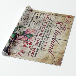 Ehefrau auf meinen Handballbrief Lovely Present Geschenkpapier
