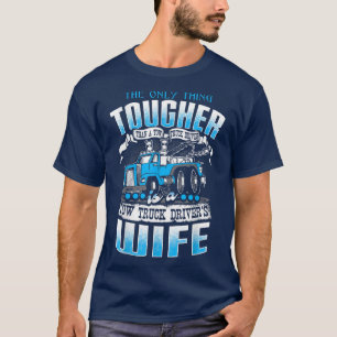 EHEFRAU-Back-Print des FUNNY TOW-TRUCK-TREIBERS T-Shirt