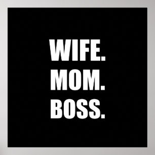 Ehefrau Boss Mama Poster