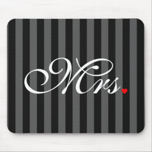 Ehefrau Bride Seiner Frau, die sich neu ernähren m Mousepad