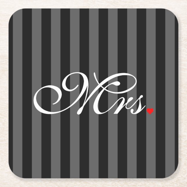 Ehefrau Bride Seiner Frau, die sich neu ernähren m Rechteckiger Pappuntersetzer (Vorderseite)