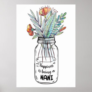 Ehefrau Das Glück der Kunst ist ein Nani Poster