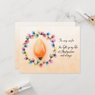 Ehefrau, dass du mein Leben zur Weihnachtszeit bel