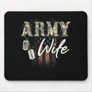 Ehefrau der amerikanischen Veteranen der Armee Mousepad