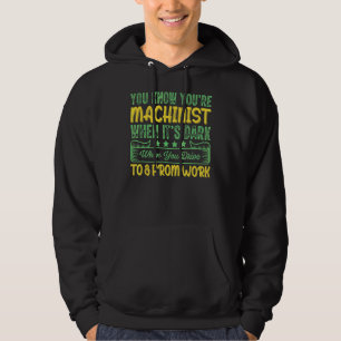 Ehefrau der Arbeitsmaschinen CNC-Mühle Hoodie