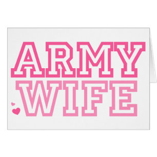 Ehefrau der Armee (pink)