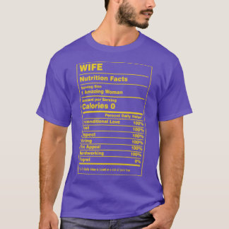 Ehefrau der Ernährungsfakte T-Shirt