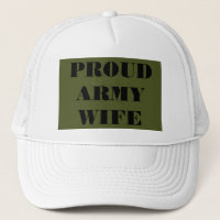 Ehefrau der Hat-Proud-Armee