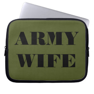 Ehefrau der Laptop Sleeve Army
