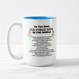 Ehefrau der Luftwaffe Kaffee Tasse
