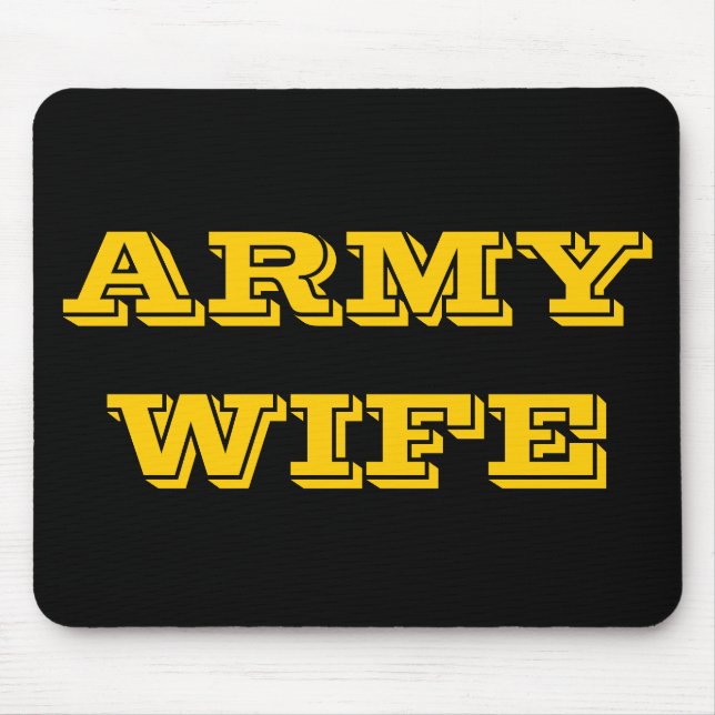 Ehefrau der Mousepad-Armee Mousepad (Vorne)