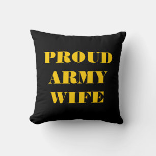 Ehefrau der Pillow Proud Army Kissen
