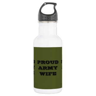 Ehefrau der Proud-Armee Edelstahlflasche
