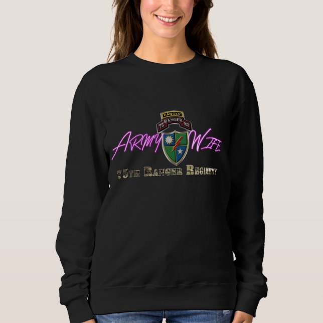 Ehefrau der Ranger Regiment Army Sweatshirt (Vorderseite)