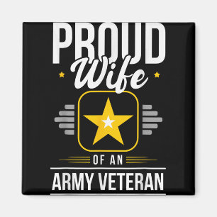 Ehefrau der Veteranen-Ehefrau stolz Ehefrau eines Magnet