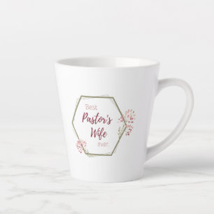 Ehefrau des besten Pastors je Inspirationsgeschenk Milchtasse