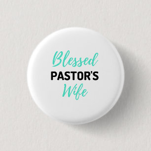 Ehefrau des gesegneten Pastors bl Button