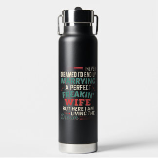 Ehefrau Ehemann Benutzerdefiniert Sarkastisch Perf Trinkflasche