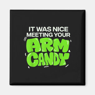 Ehefrau Ehemann Freundin Paar nett Treffen Arm Magnet