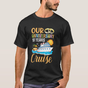 Ehefrau Ehemann Unsere Hochzeit Jahrestag 18 Jahre T-Shirt
