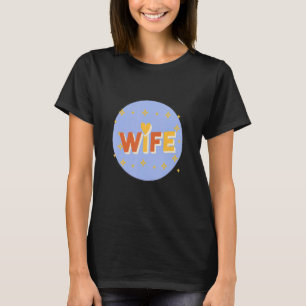 Ehefrau Eheschließung Verheirateten Paar T-Shirt