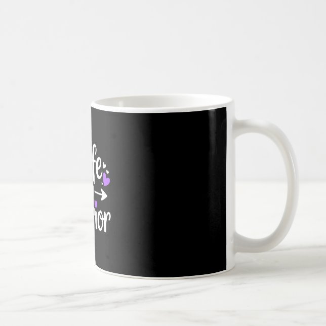 Ehefrau eines Kriegers Lupus-Bewusstsein SLE-Kämpf Kaffeetasse (Rechts)