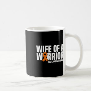 Ehefrau eines Kriegers Orange Ribbon Rsdcrps Bewus Kaffeetasse