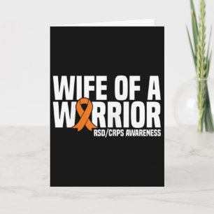 Ehefrau eines Kriegers Orange Ribbon Rsdcrps Bewus Karte