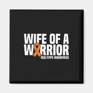 Ehefrau eines Kriegers Orange Ribbon Rsdcrps Bewus Magnet