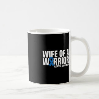 Ehefrau eines Warrior Blue Ribbon Alopezie Bewusst Kaffeetasse