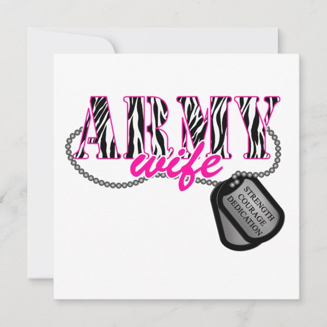 Ehefrau Einladung (Vorderseite)